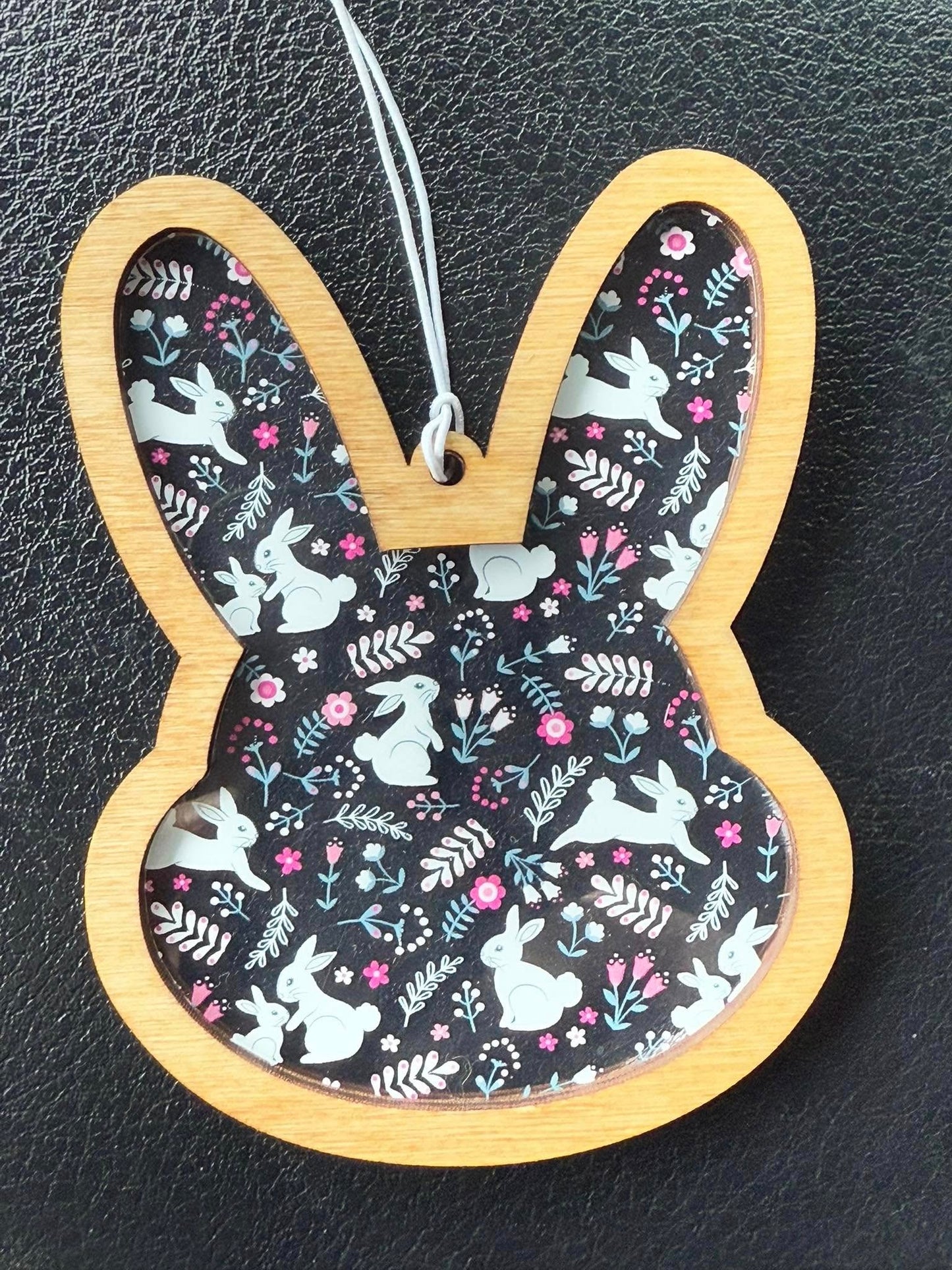 Easter Bunny Rear View Mirror Hanger