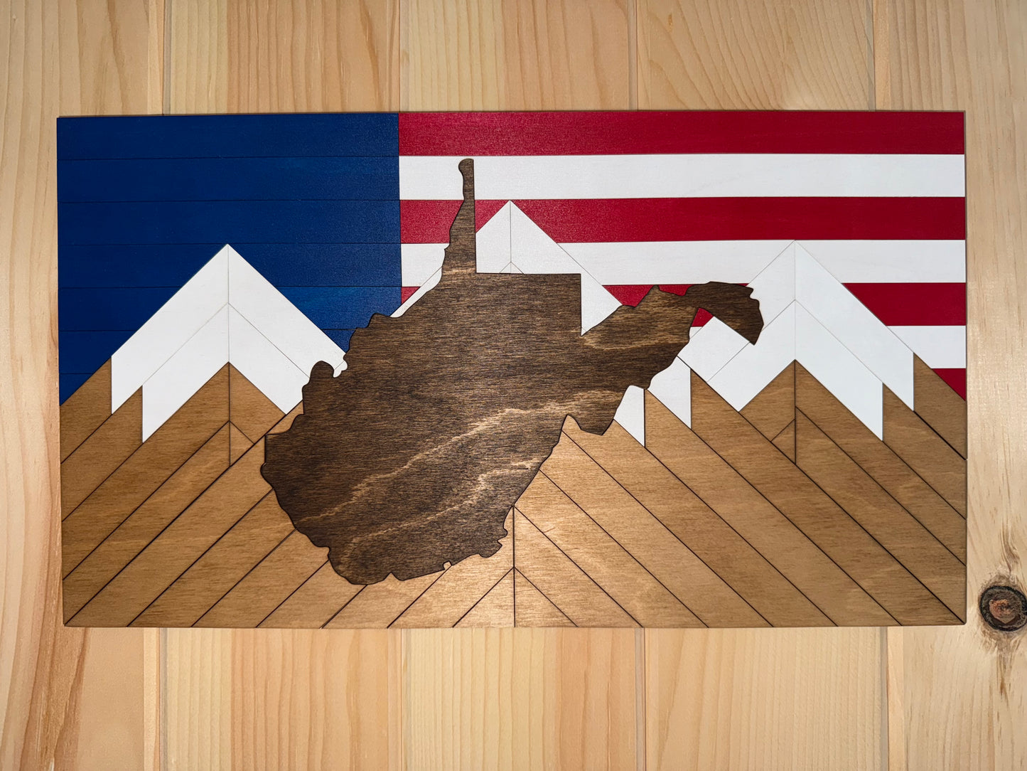 Mosaic West Virginia and Mountains