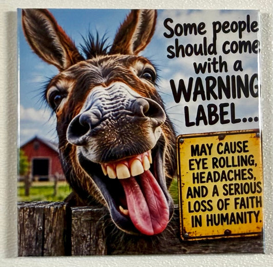 Funny Donkey Magnet