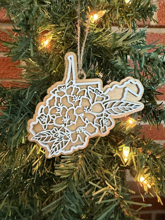 WV Rhododendron Ornament