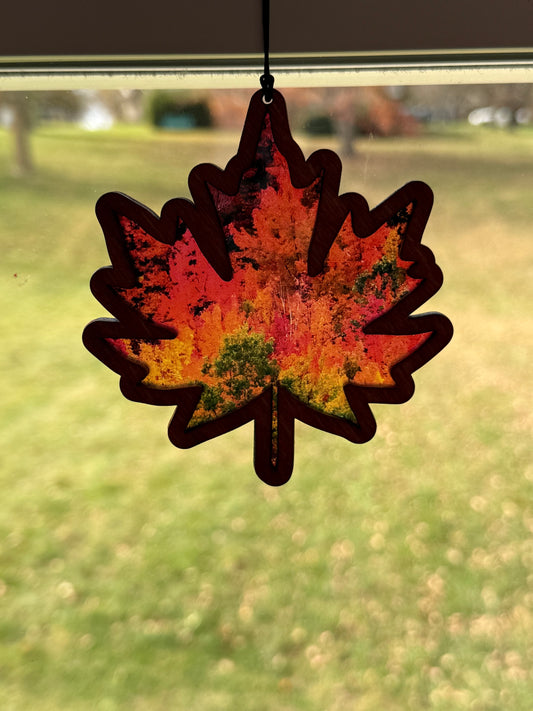 Maple Leaf Fall Car hanger